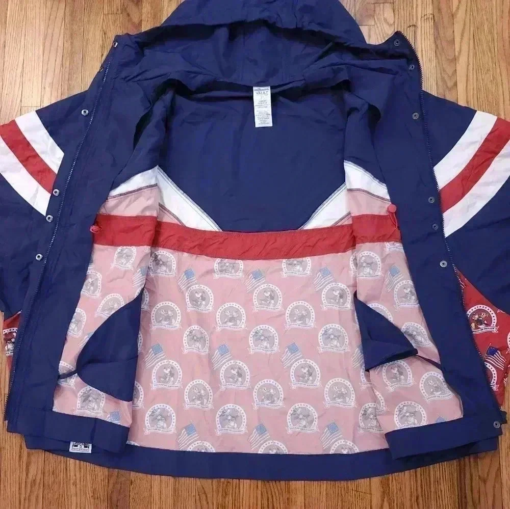 Disney World Vault Collection Adult Windbreaker Parka Size XXL - Picture 5 of 9